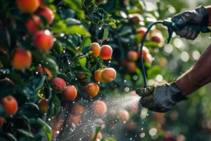 زمان سم پاشی درختان میوه